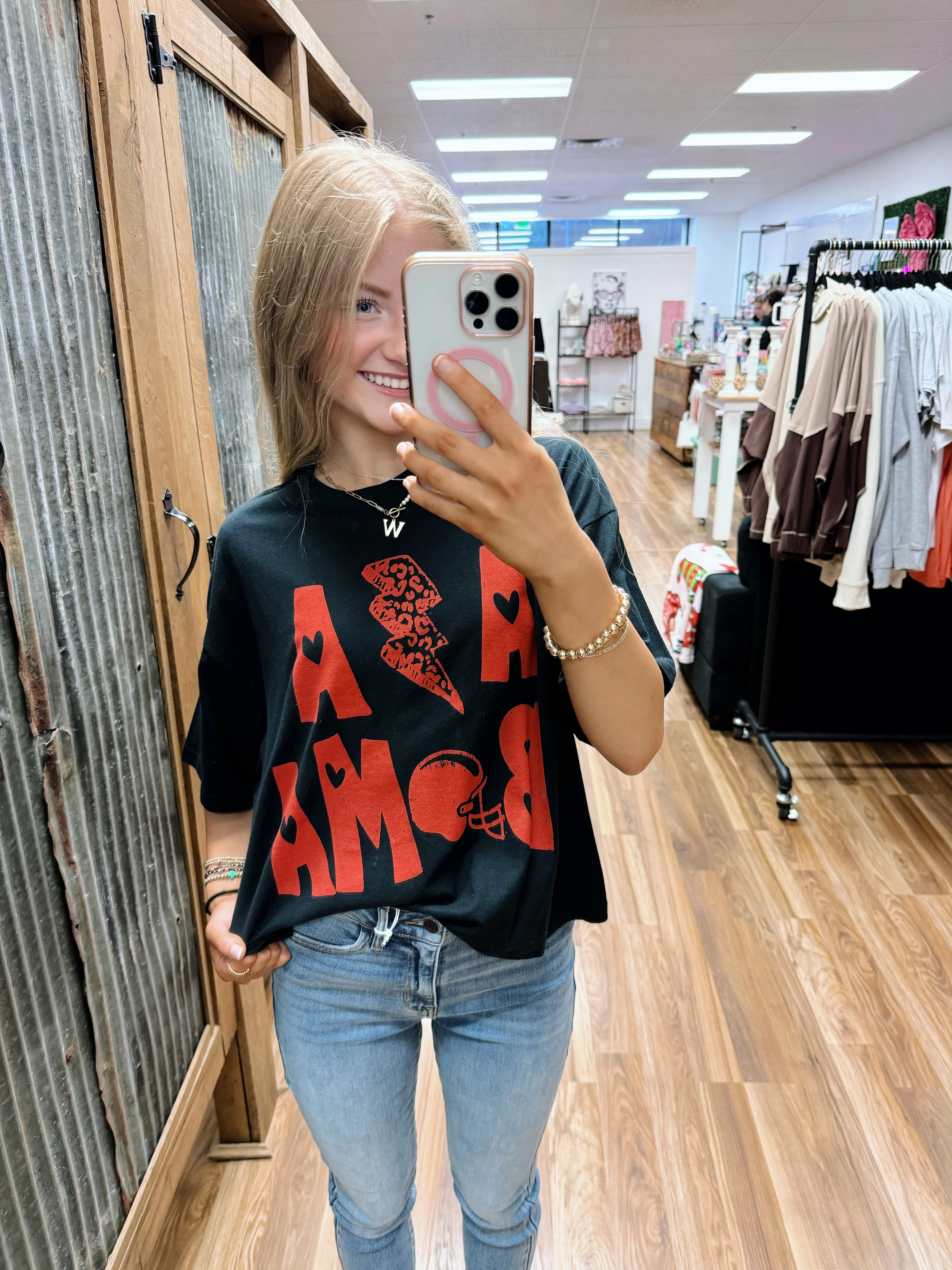 Alabama Graphic Crop Tee