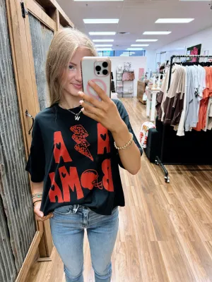 Alabama Graphic Crop Tee