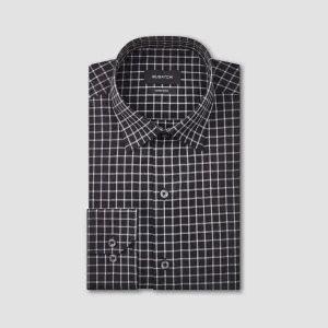 Arthur Windowpane Check Dress Shirt