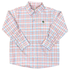 Bailey LS Performance Polo - Plantation Plaid