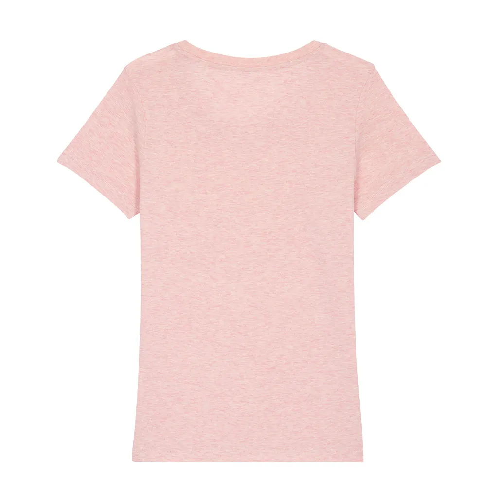 Café del Mar Blue Tile Logo Women's Iconic Fitted T-Shirt
