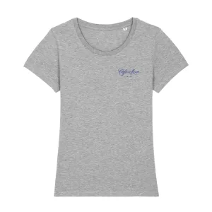 Café del Mar Ibiza Small Blue Logo Women's Iconic Fitted T-Shirt