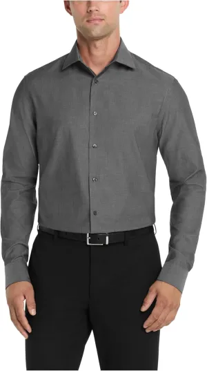 Calvin Klein Men's Dress Shirt Regular Fit Modern Pincord