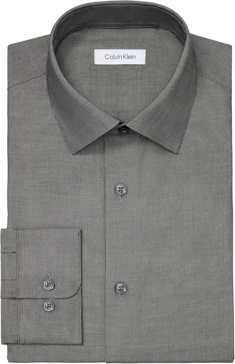 Calvin Klein Men's Dress Shirt Regular Fit Modern Pincord