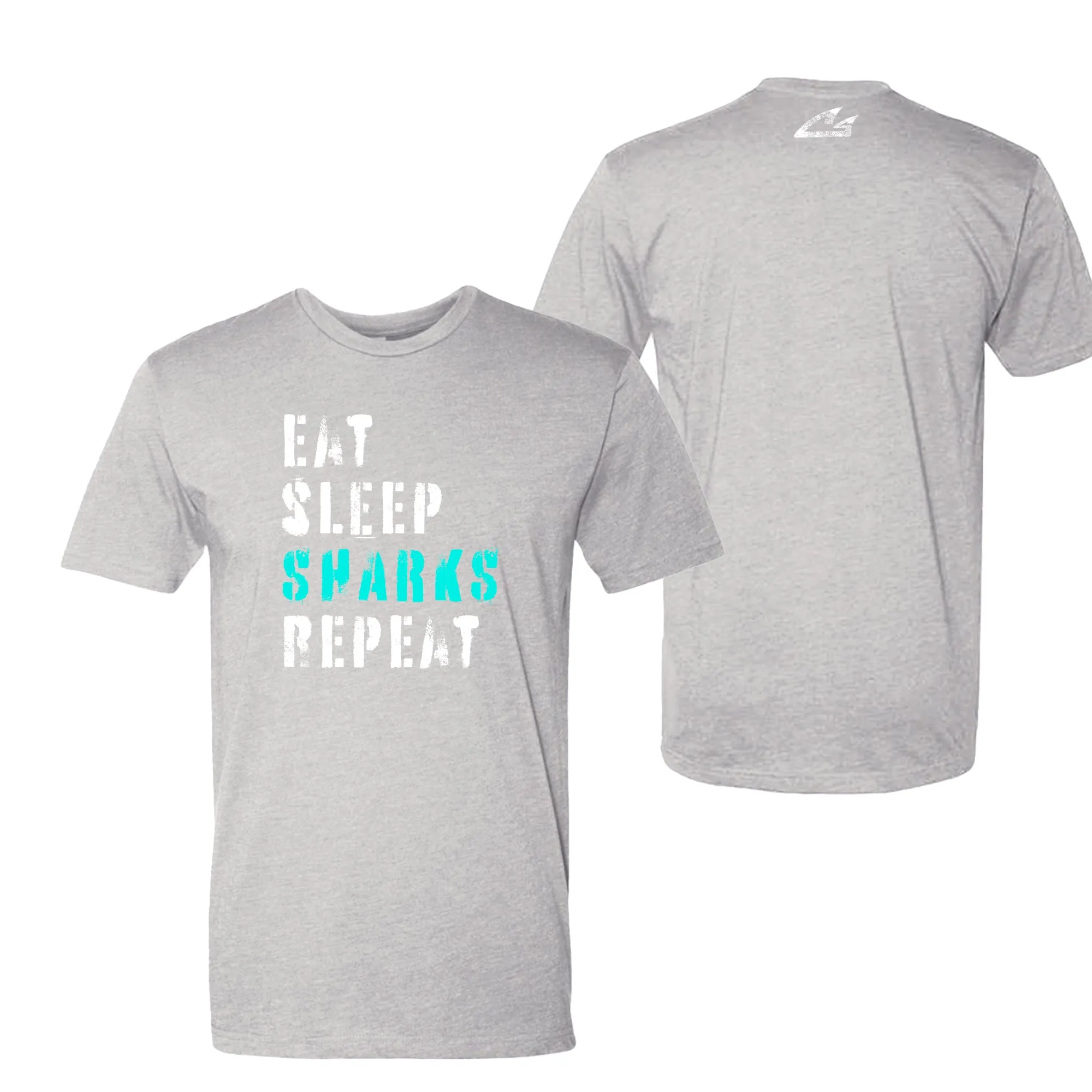 CSS - Eat Sleep Sharks Repeat - Men's Fitted Tshirt