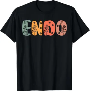 Floral Boho Endo Tech Nurse GI Endoscopy Nurse Colonoscopy T-Shirt