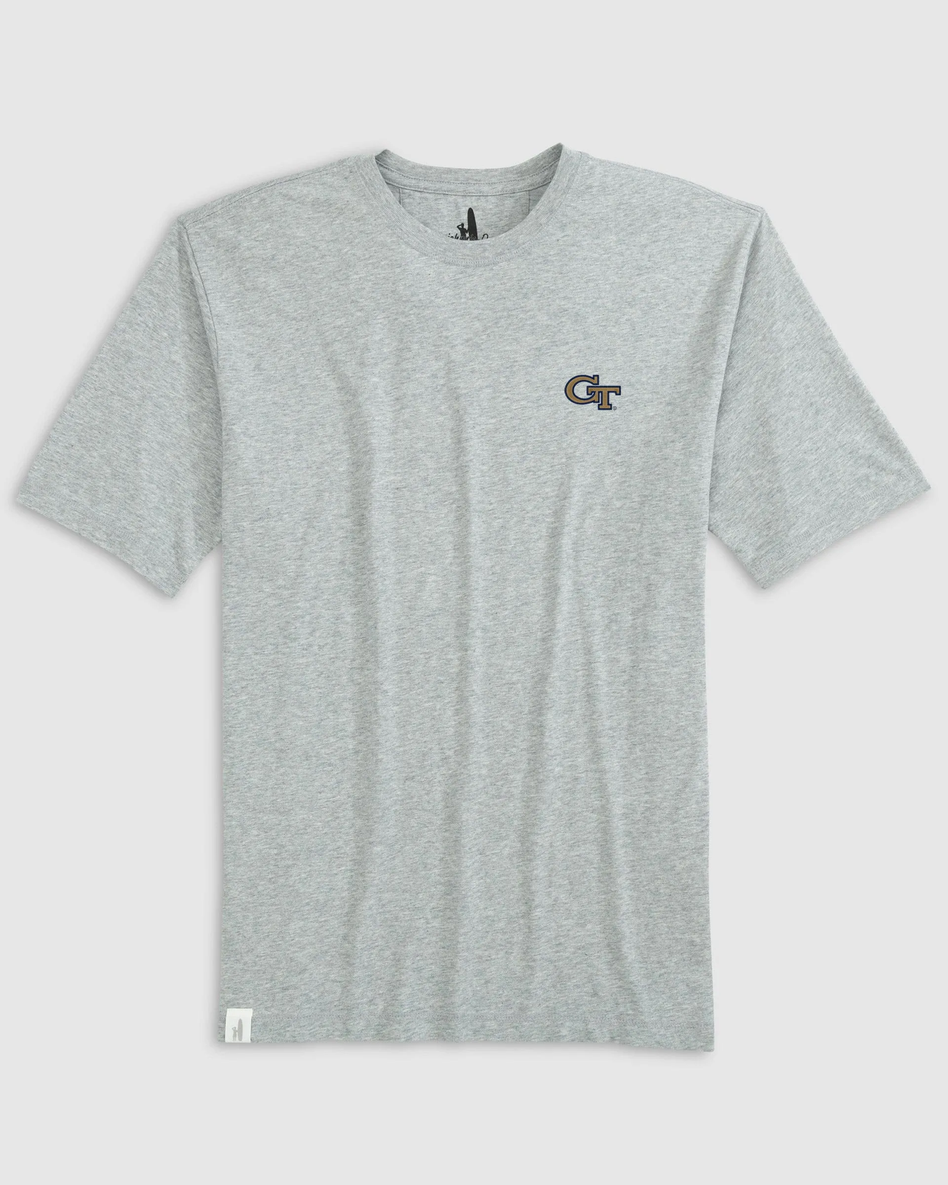 Georgia Tech Heathered Spencer Cotton T-Shirt