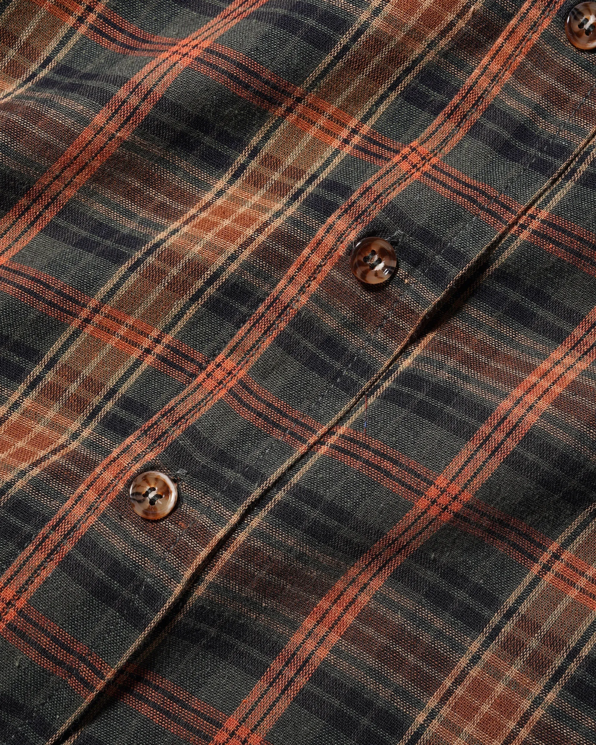 Harmony Plaid L/S Shirt, Moss / Bark