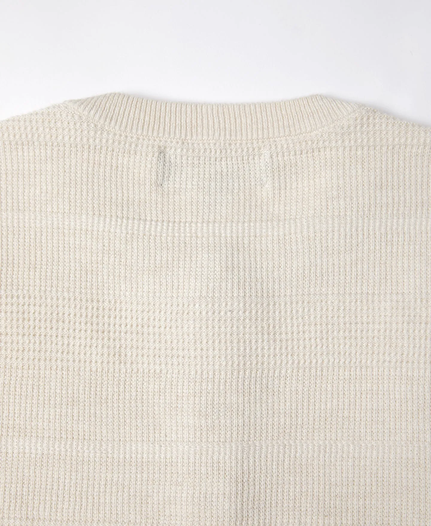 Jacquard Knitted Henley Shirt