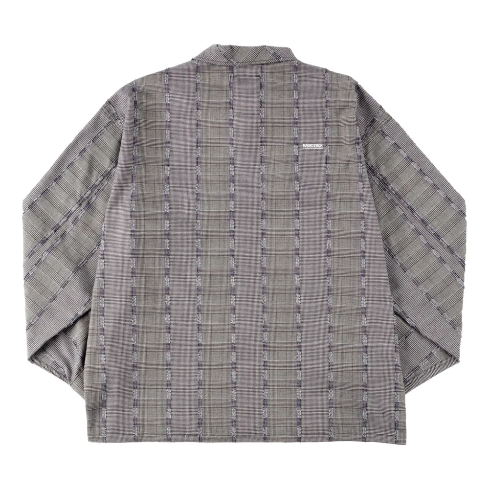 MAGICSTICK T-KMG FATIGUE SHIRT-GREY PLAID