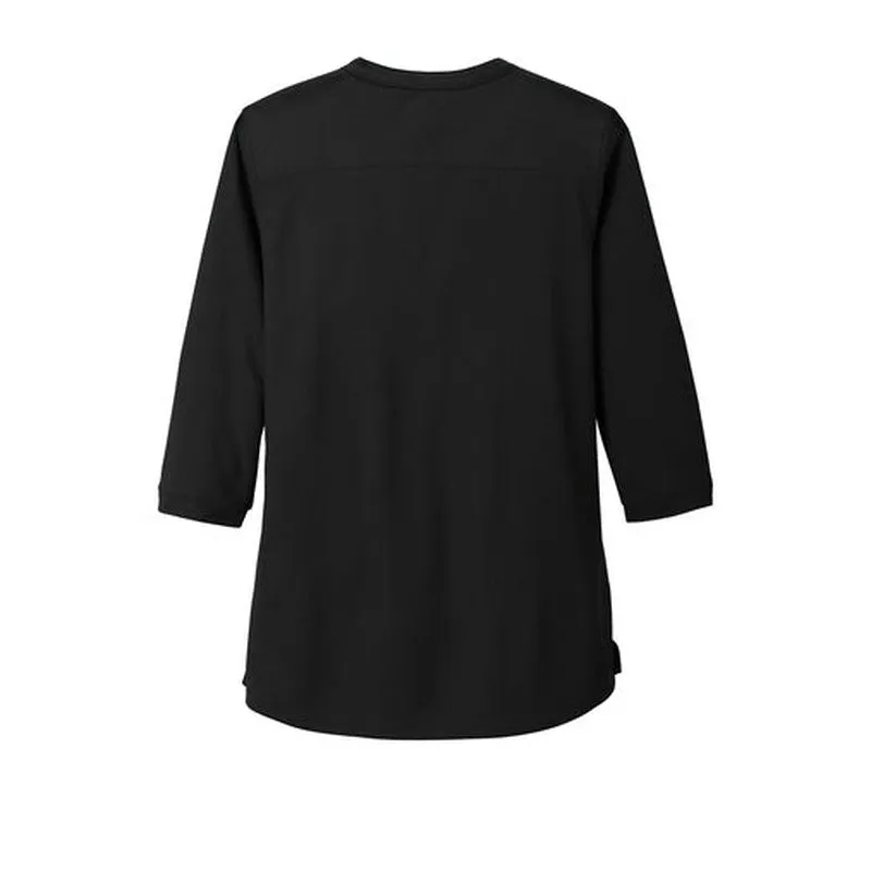 NEW - OGIO  Ladies Jewel Henley - Blacktop
