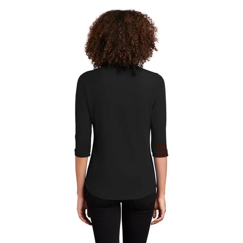 NEW - OGIO  Ladies Jewel Henley - Blacktop