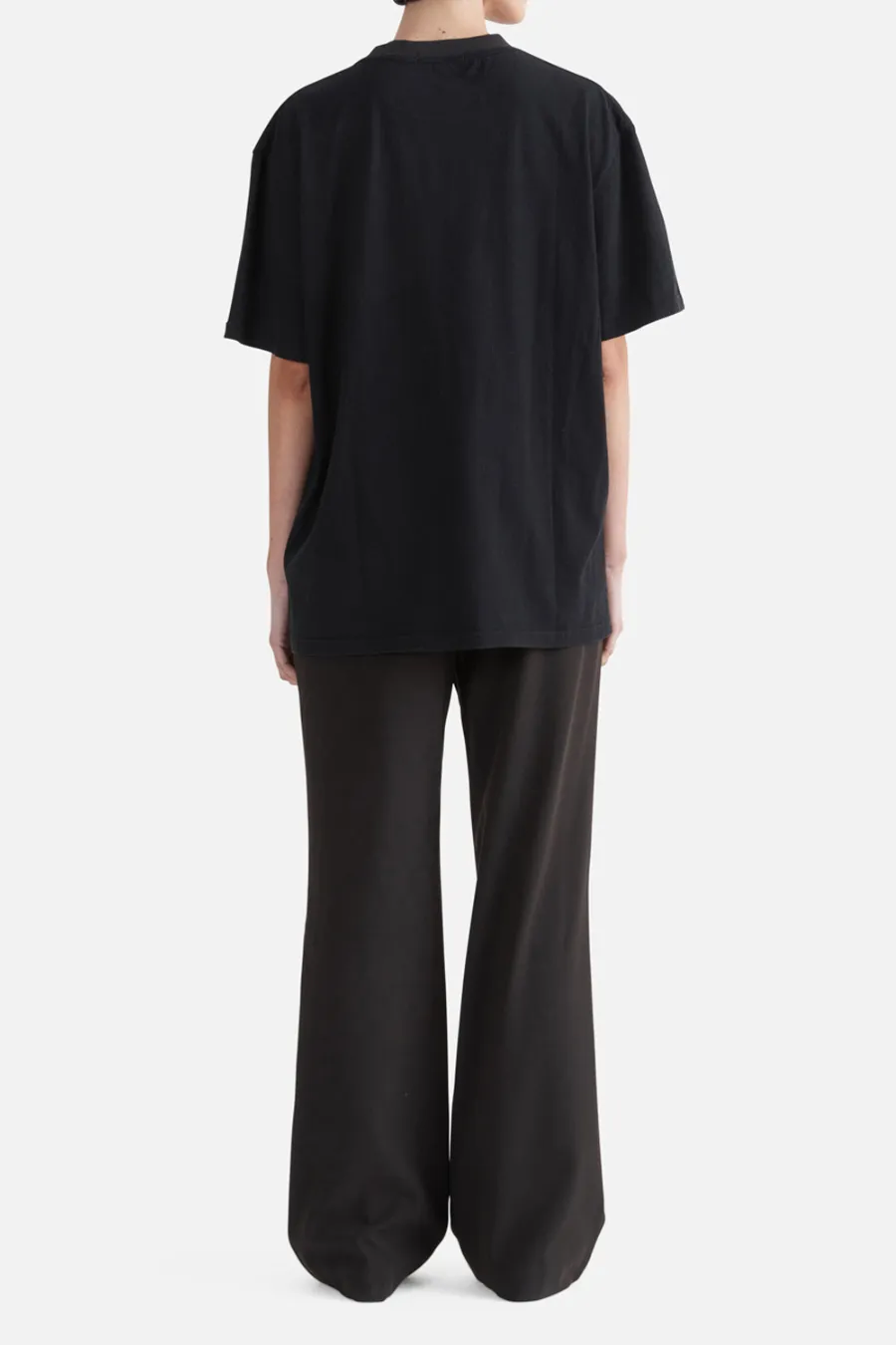 Panther Oversized Tee Washed Black