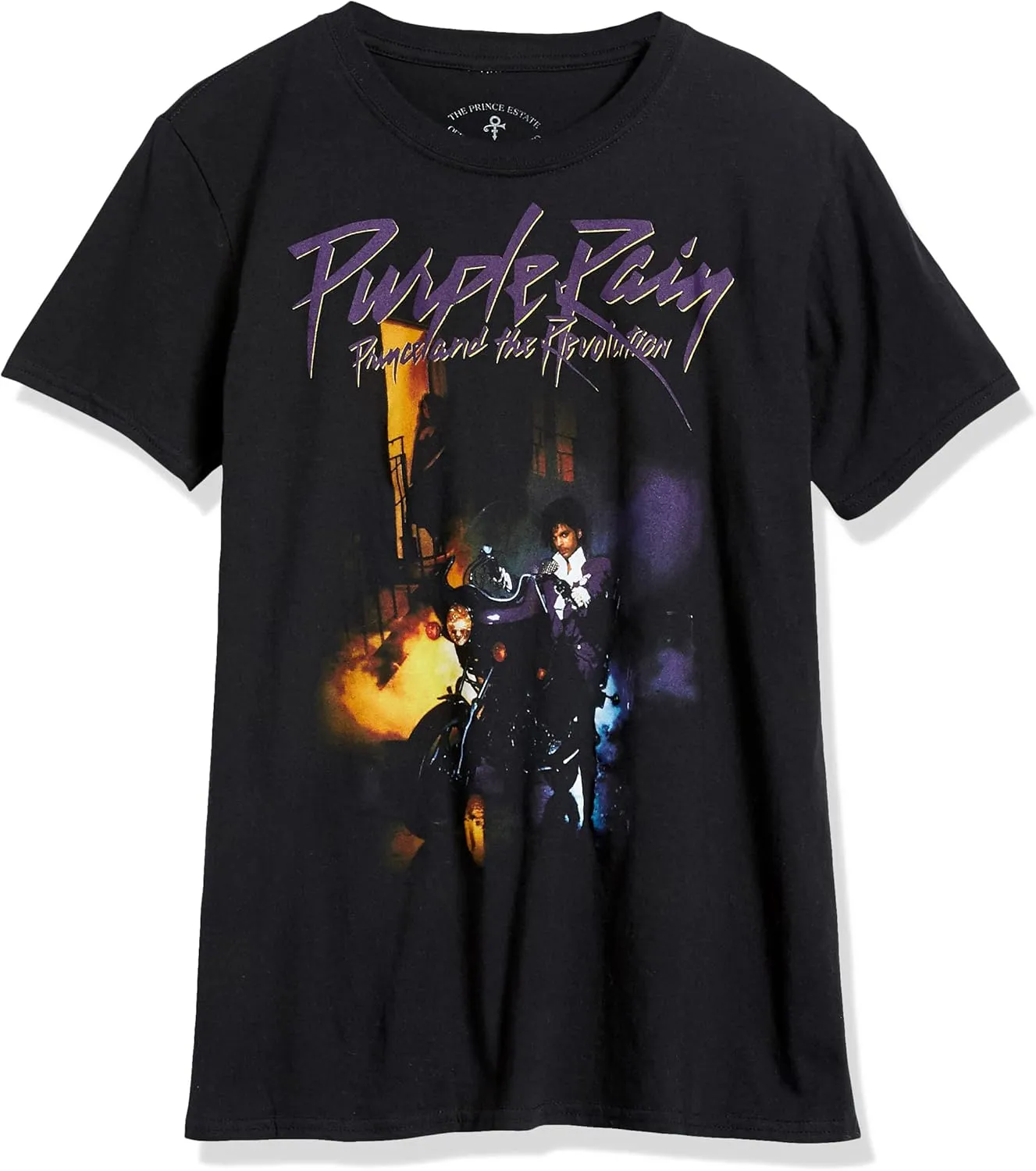 Prince Official Purple Rain Live Black T-Shirt