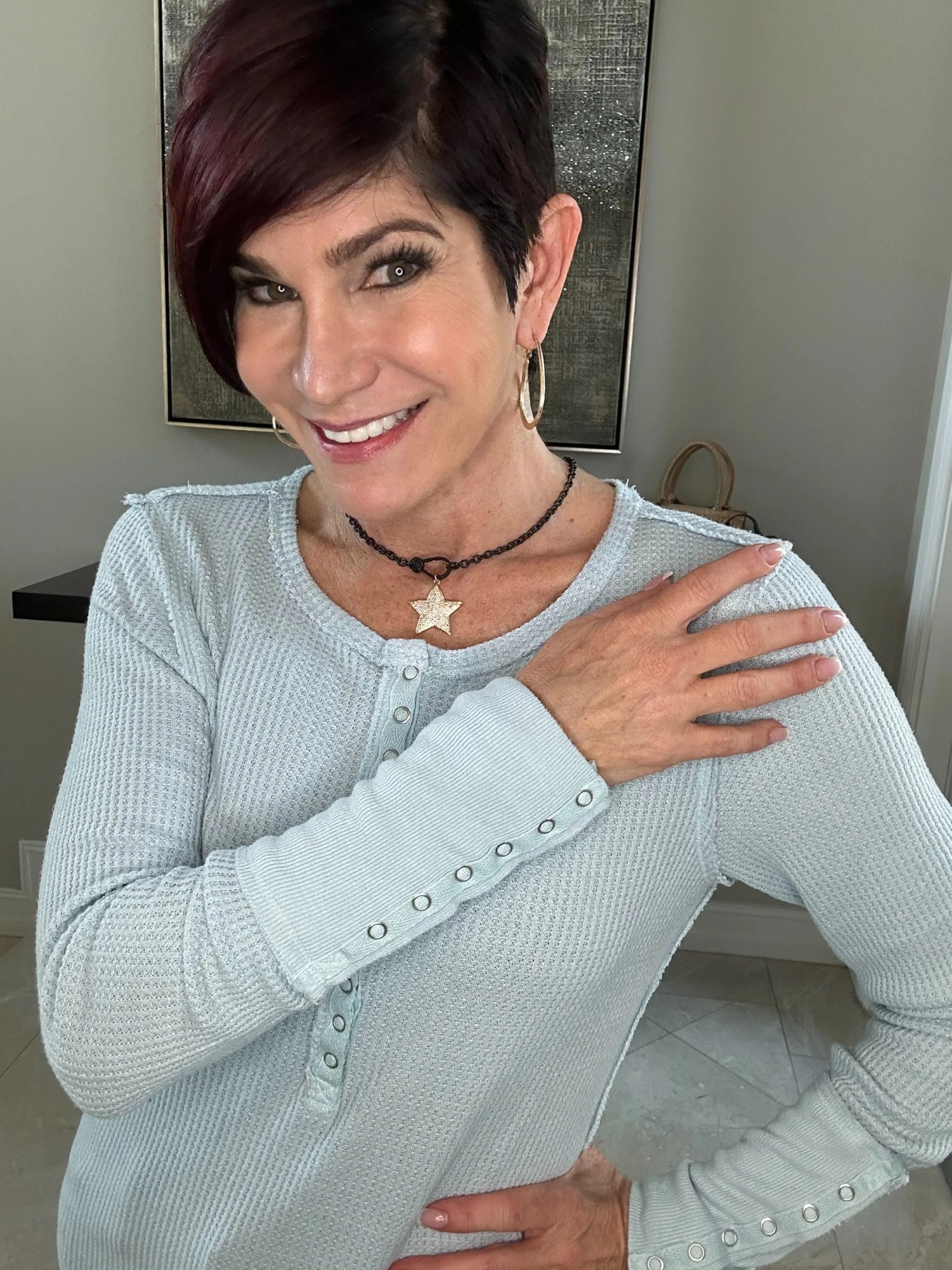 Riley Buttoned Front Long Sleeve Shirt