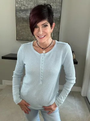 Riley Buttoned Front Long Sleeve Shirt