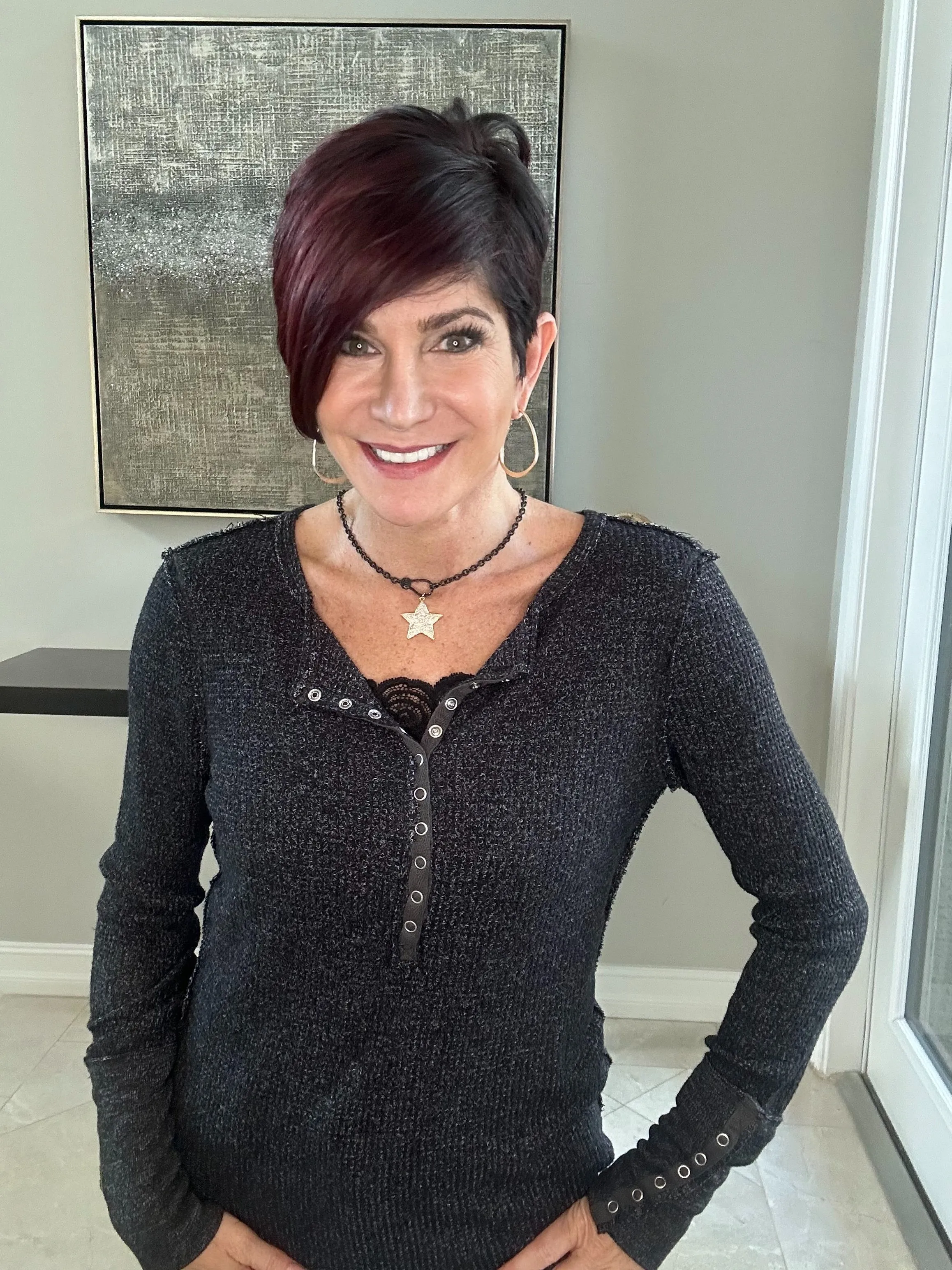 Riley Buttoned Front Long Sleeve Shirt