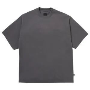 TECH DRAWSTRING S/S TEE / CHARCOAL