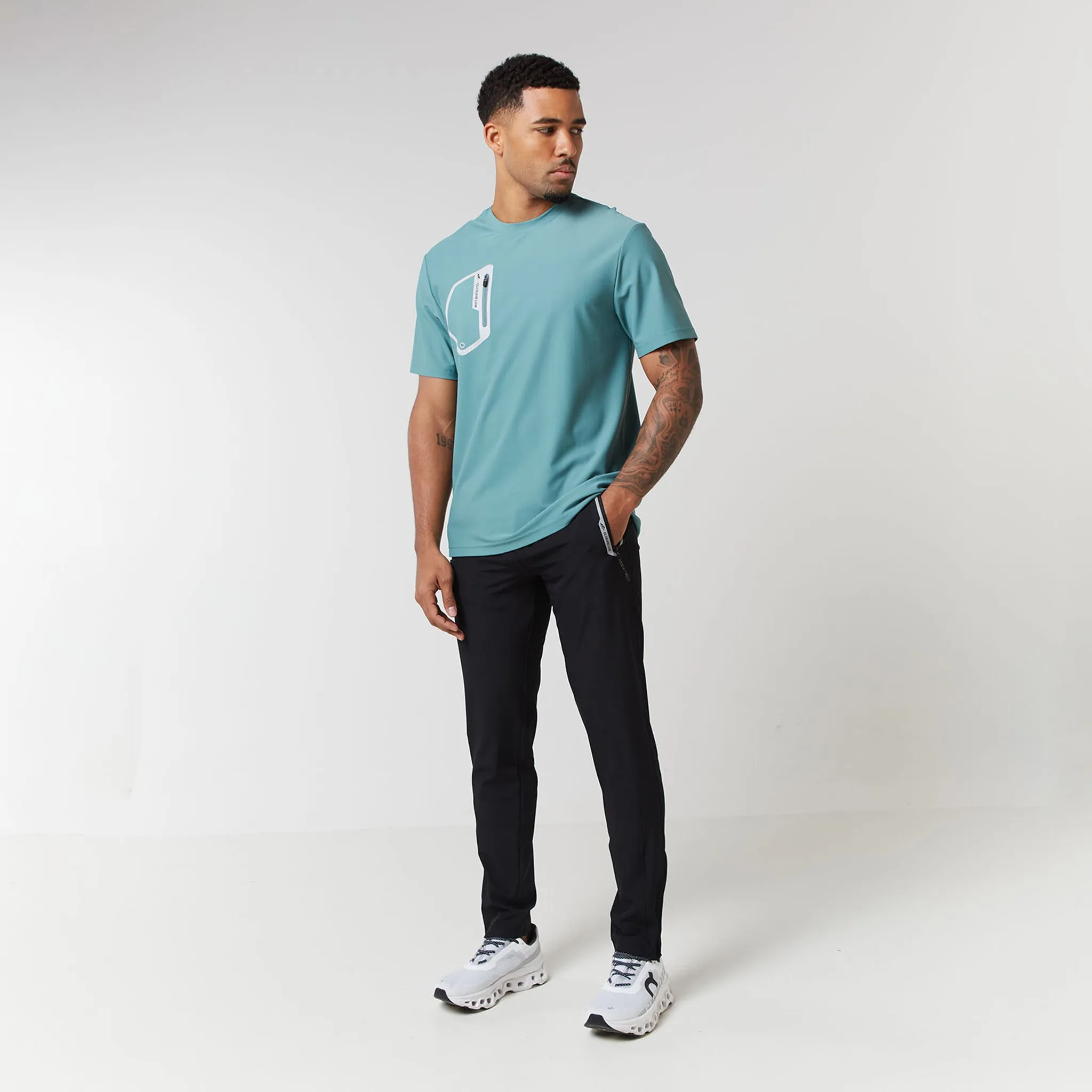 Tech Pocket T-Shirt | Dark Sage