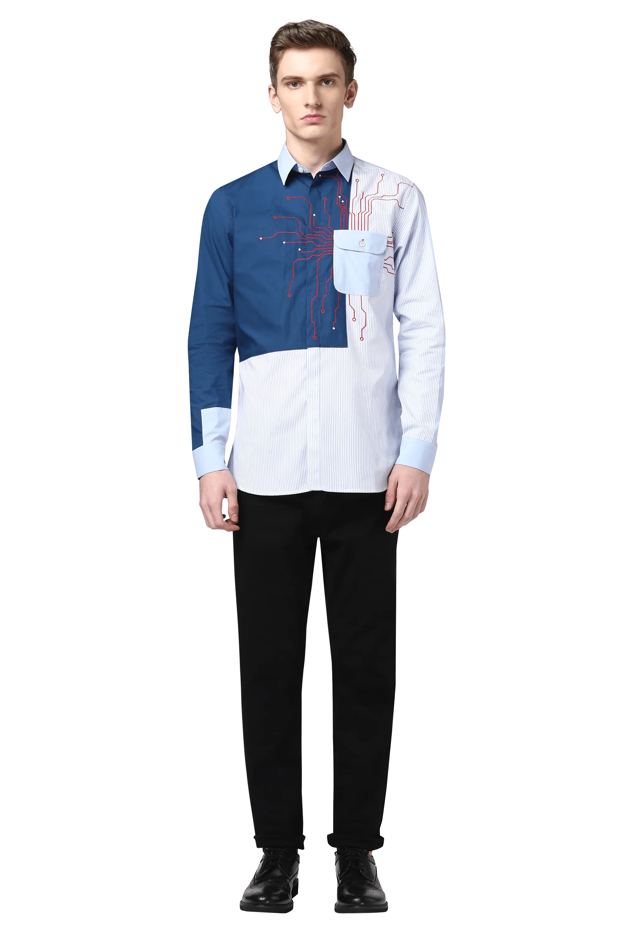 The Motherboard Color Blocked Shirt