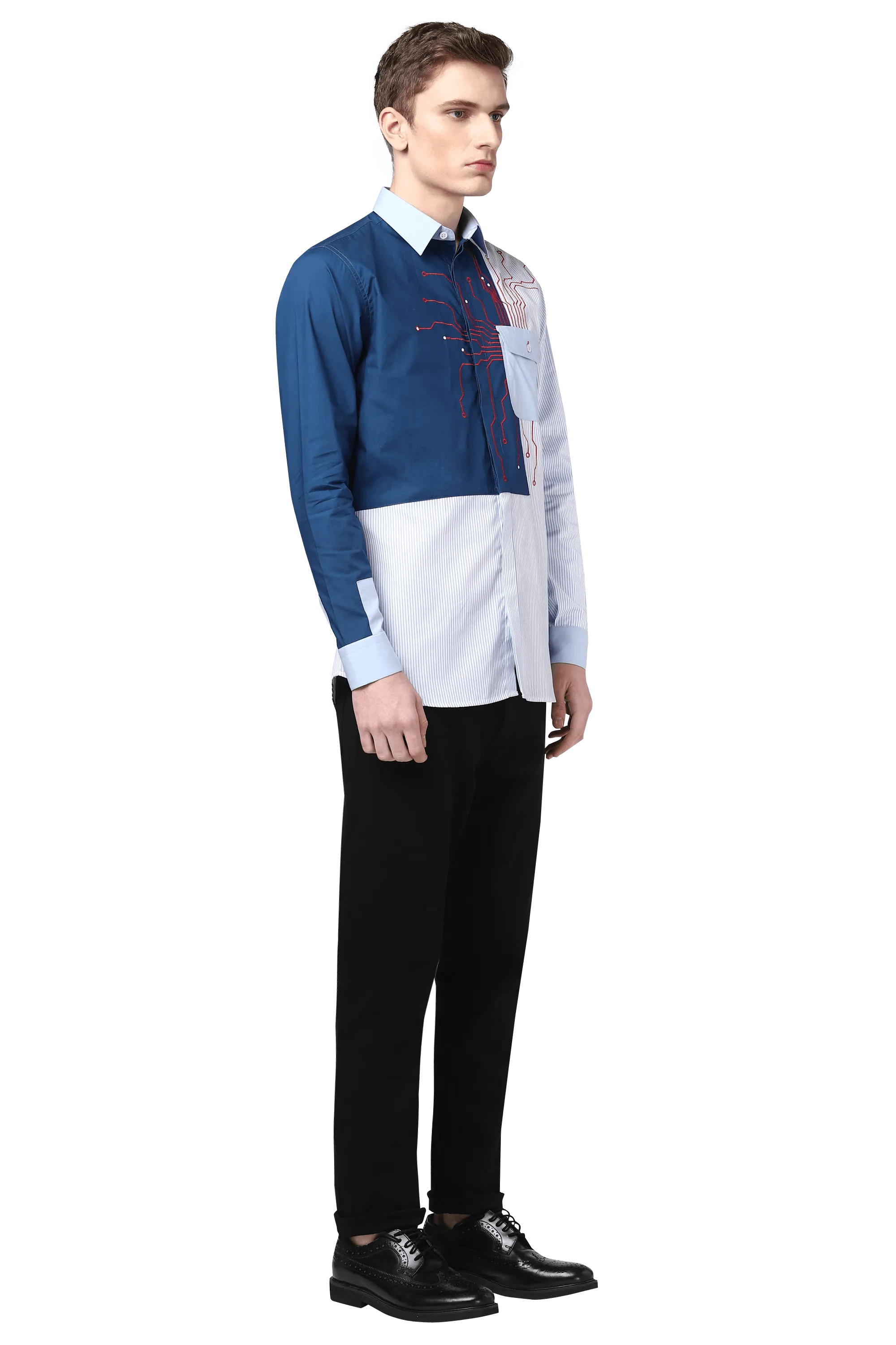 The Motherboard Color Blocked Shirt