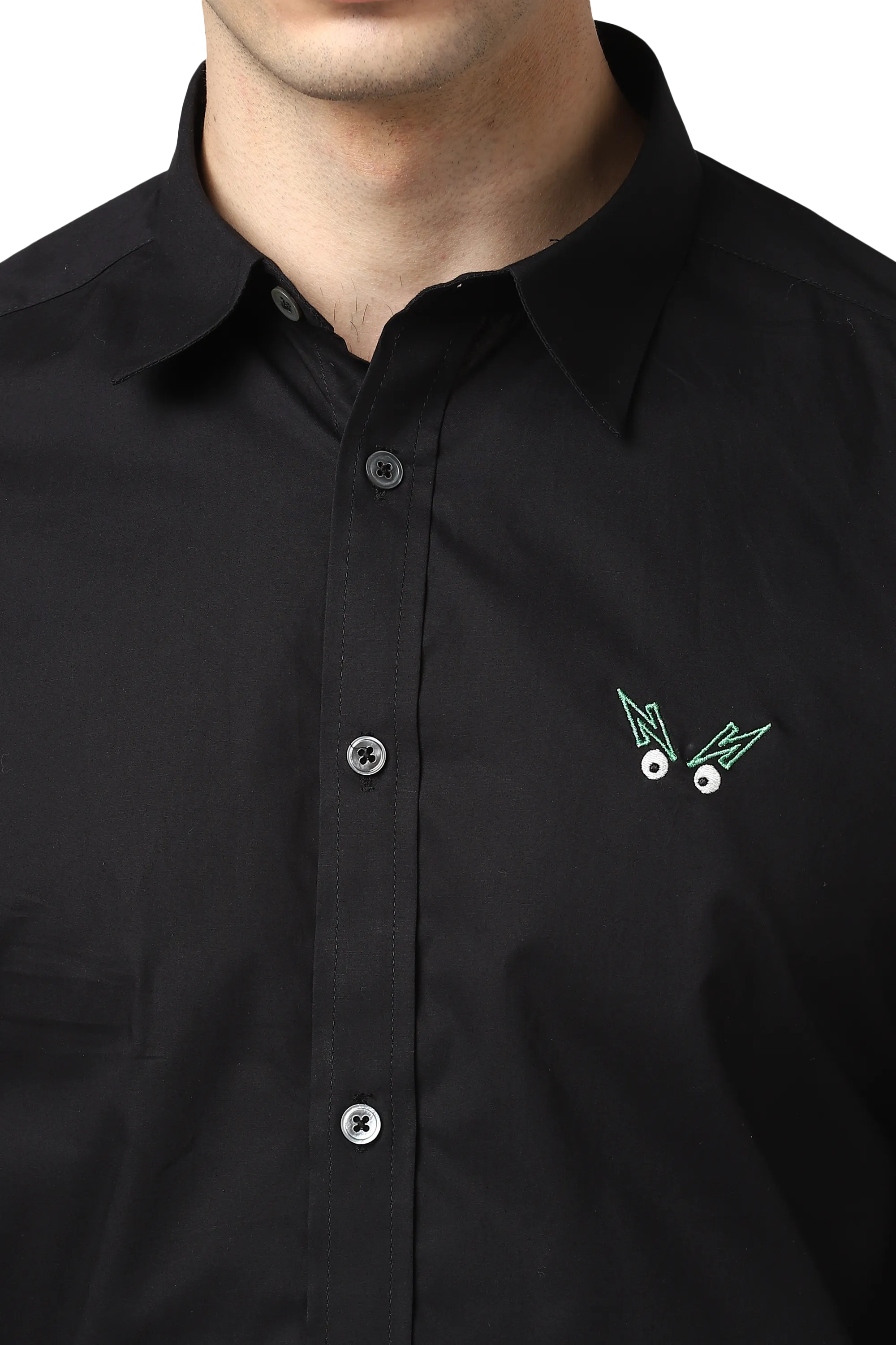 The Noo Shirt on Black