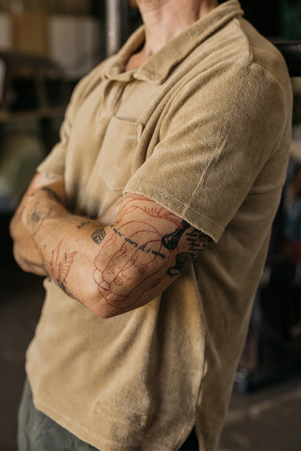 The Polo Organic Cotton Club Knit - Beige