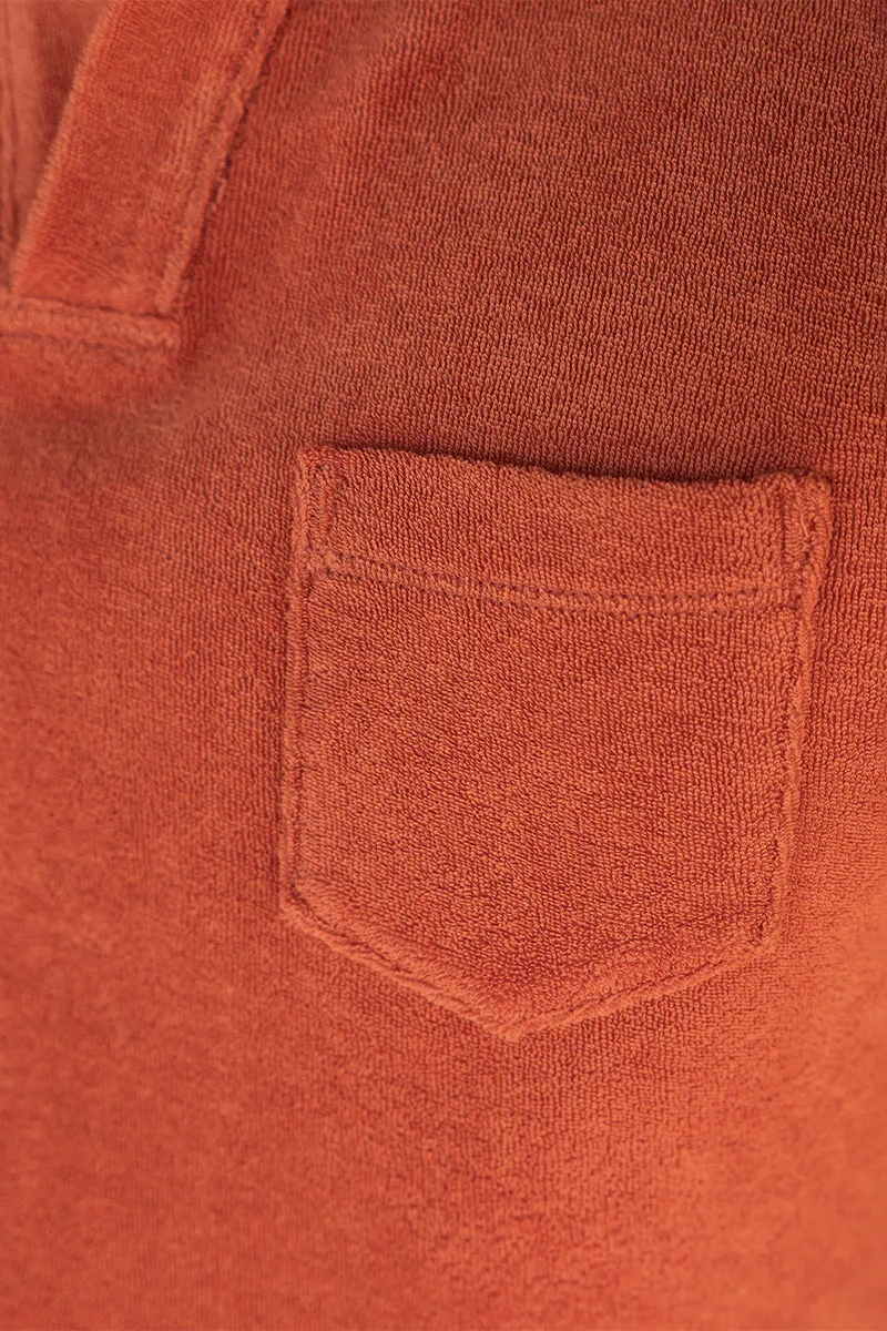 The Polo Organic Cotton Club Knit - Clementine