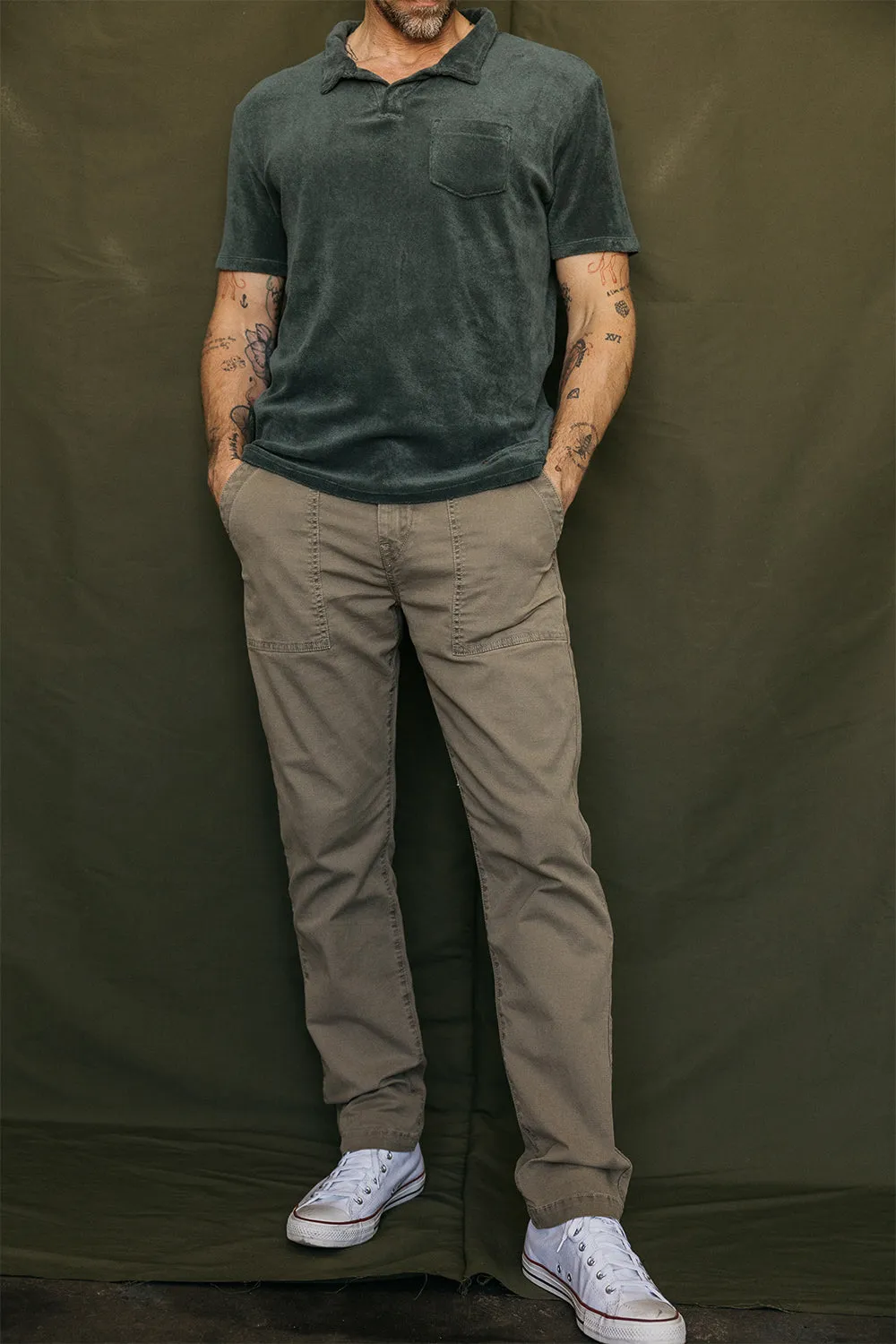 The Polo Organic Cotton Club Knit - Forest